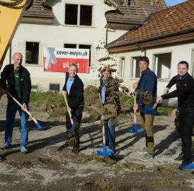 Spatenstich für neue Brauerei