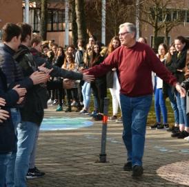 Abklatschen zum Abschied