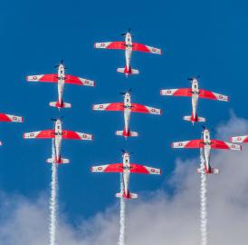 Flugshow am Jugendfest Villmergen