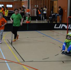 Viertklässler duellierten sich im Unihockey