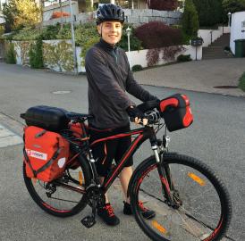 Bez-Schüler Cyrill Suter auf 12-tägiger Radtour