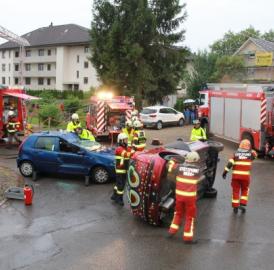 Feuerwehr übte Strassenrettung
