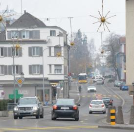 Wohlen: Zentralstrasse im Fahrplan