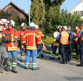 Grossübung «Vulkano» in Boswil