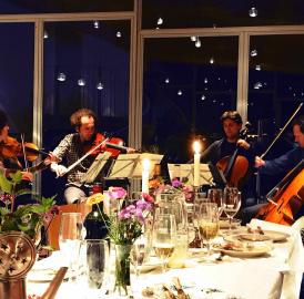 Konzert und Essen in Boswil