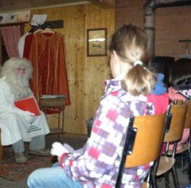 In der Stube des Samichlaus