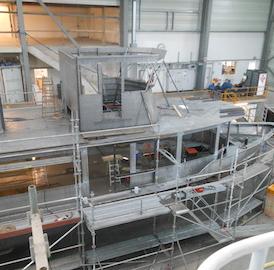Erstes Schiff mit Lift auf dem Hallwilersee