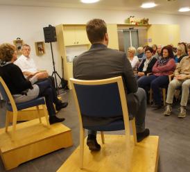 Podium im Villmerger Altersheim
