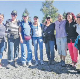 Mit dem Trottinett ins Tal