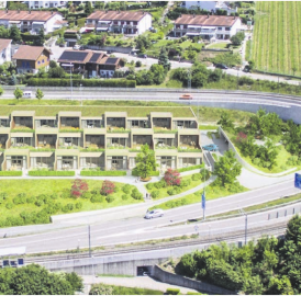 «Insel» im Strassenlärm