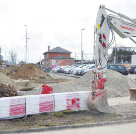 Baustart für die Visitenkarte