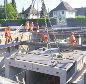 Die zweite Bauphase dauert von August bis Oktober