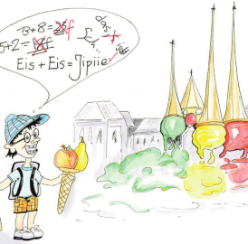 Eis auf Klosterhof schmilzt