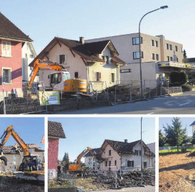 Rückbauarbeiten in Niederwil gestartet