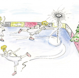 Das Christkind als Eisprinzessin
