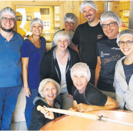 Villmerger Musikanten machen Käse