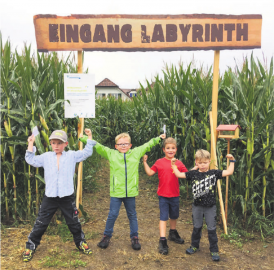 Im Maislabyrinth