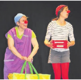 Clownduo im Ortsbürgersaal