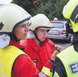 Die Jugend im Einsatz