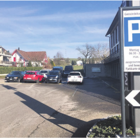 Änderung des Parkplatzregimes