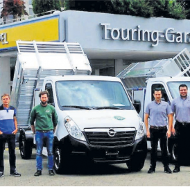 Auslieferung der Opel-Movano-Kipper
