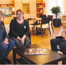 Wie wenn man auf Besuch geht