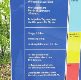 Top Rating für den Vitaparcours