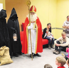 Besuch vom Samichlaus in Niederwil und Nesselnbach