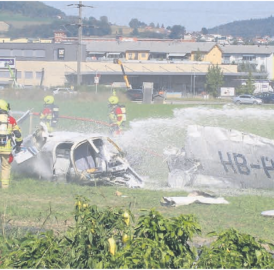 Flugzeugabsturz gemeistert