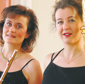 Schlosskonzert mit Flöte und Harfe