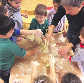 Brot backen war ein kreatives Erlebnis