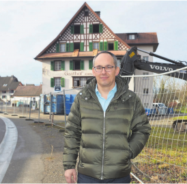 Baustelle im historischen Kern