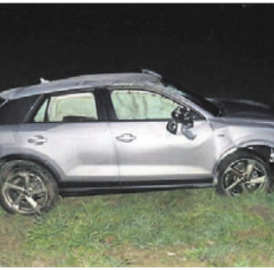 Auto hat sich überschlagen