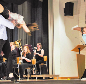 Konzert mit vollem Körpereinsatz