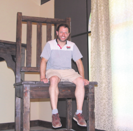 Zahnarzt mit Fluchtmöglichkeit