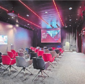 Ein komplett digital steuerbarer Showroom für Schindler