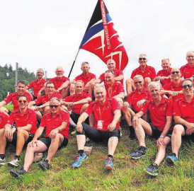 Im Mittelfeld platziert