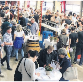 Treffen von internationalen Winzern