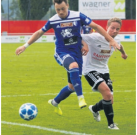 An Spitze festgesetzt