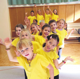 Alle singen und ich bin mittendrin