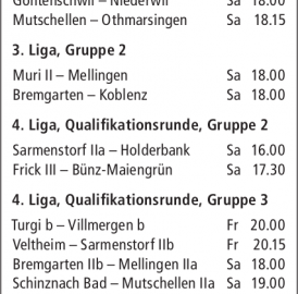 ANSPIELZEITEN