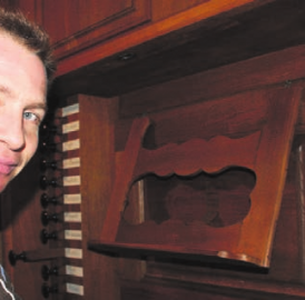 Als die grosse Orgel gebaut wurde