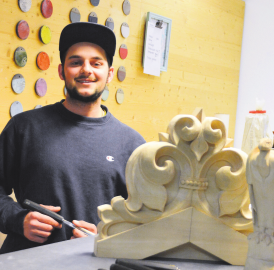 Anfangs mit Blasen an den Händen