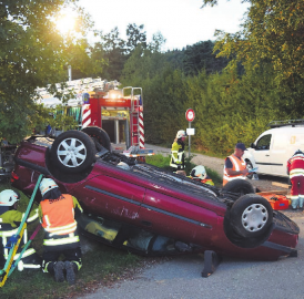 Einsatz als Strassenretter