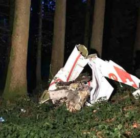 Kleinflugzeug abgestürzt
