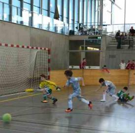 Fussballnachwuchs im Einsatz