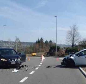 Drei Leichtverletzte in Bremgarten