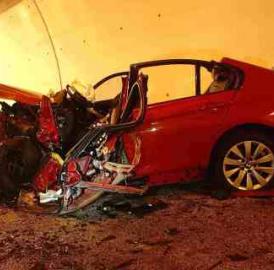 Lieli: Unfall im Tunnel