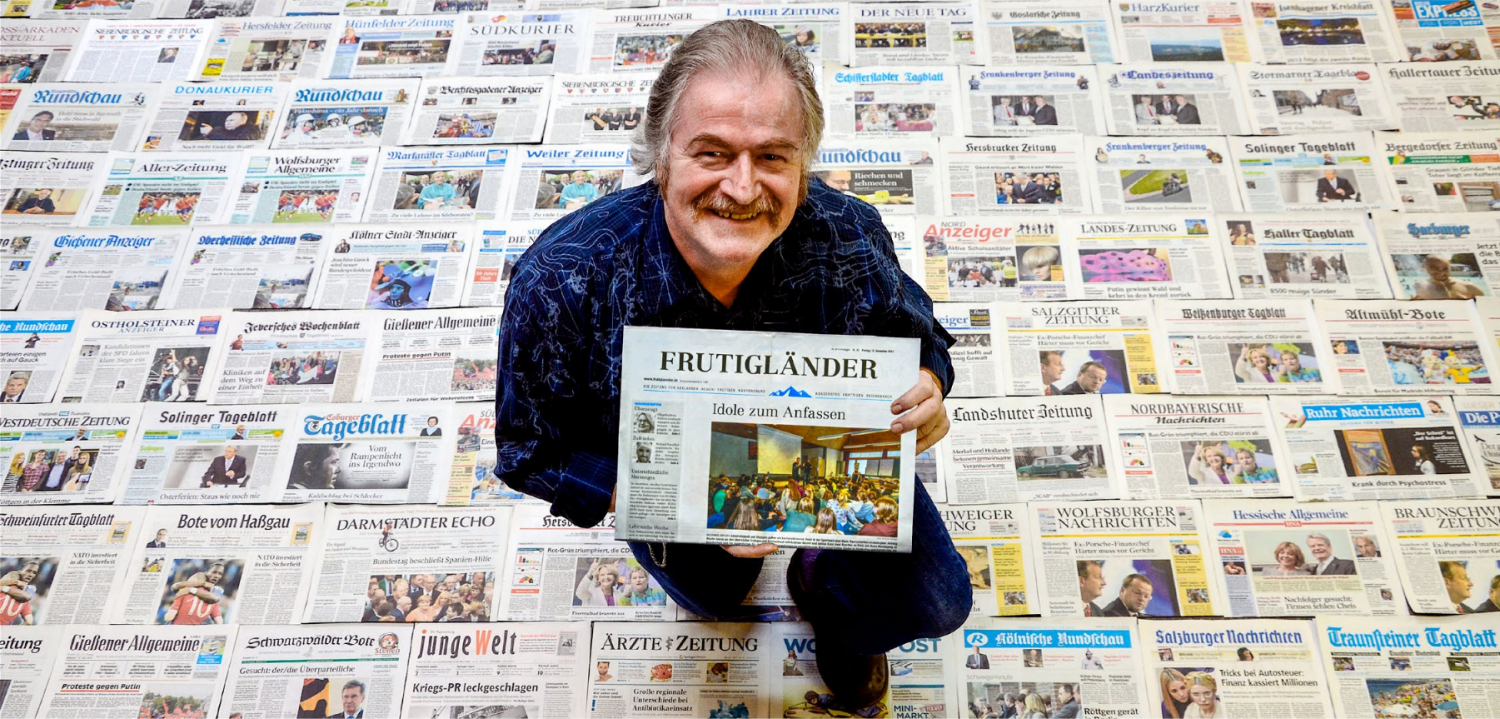 Die weltweite Pressevielfalt in einer Hand