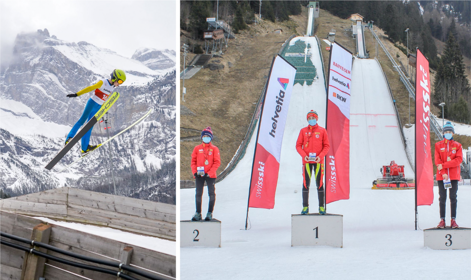 Dreier-Podest für den SC Kandersteg